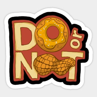 Do or nuts (Donut and nuts) Sticker